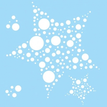 Marabu Silhouetten-Schablone Stars & Dots